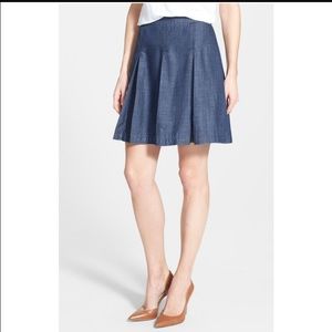 Halogen Denim skirt.